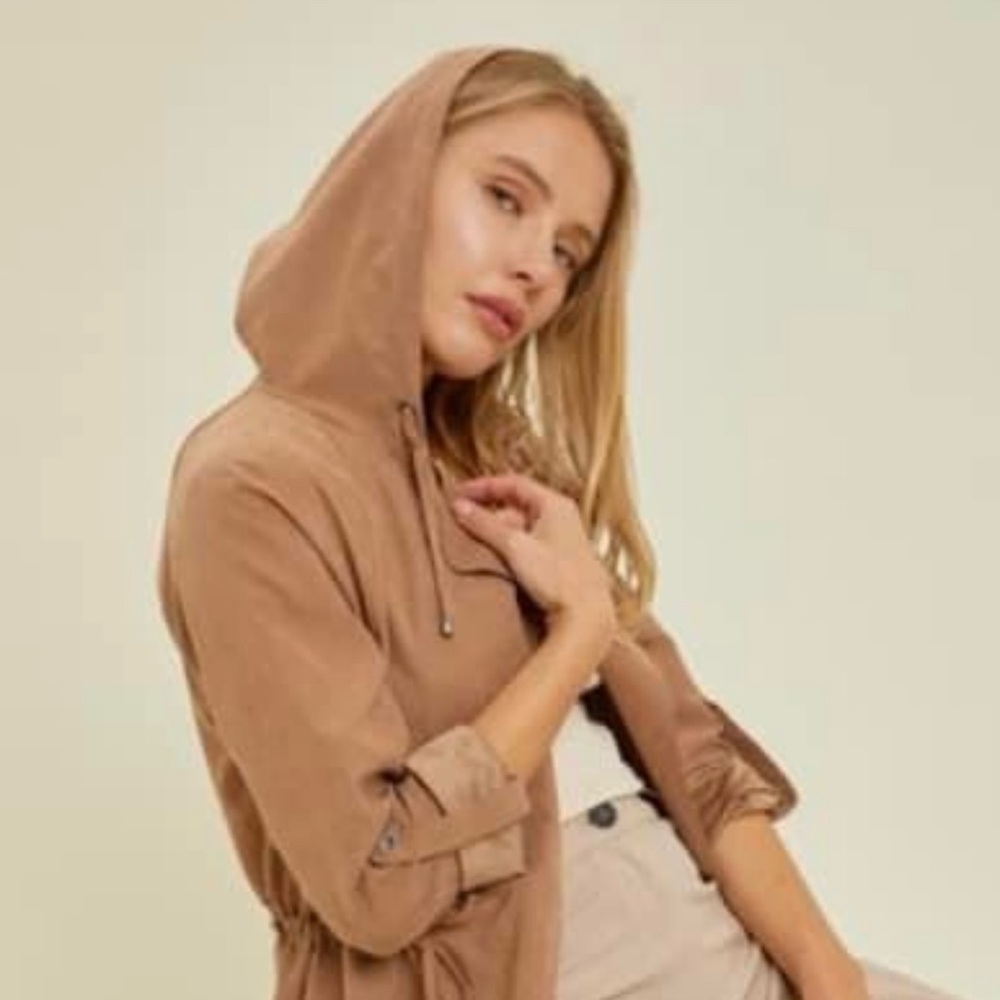 NWT Jacket Caramel large